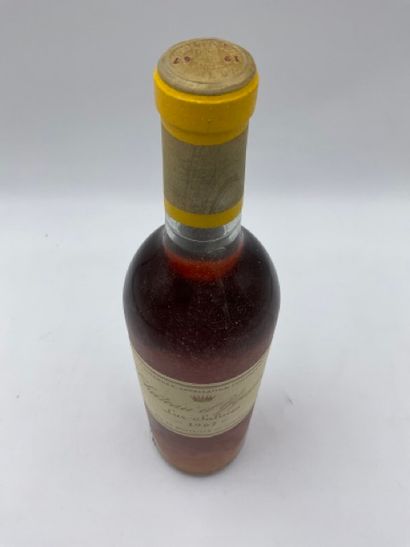 null 1 bouteille CH. D'YQUEM, 1° cru supérieur Sauternes 1967