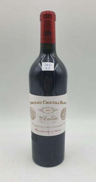 null 
4 bouteille CH. CHEVAL-BLANC, 1° Grand Cru St-Émilion 2010
