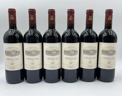 null 6 bouteilles BOLGHERI Ornellaia 2016