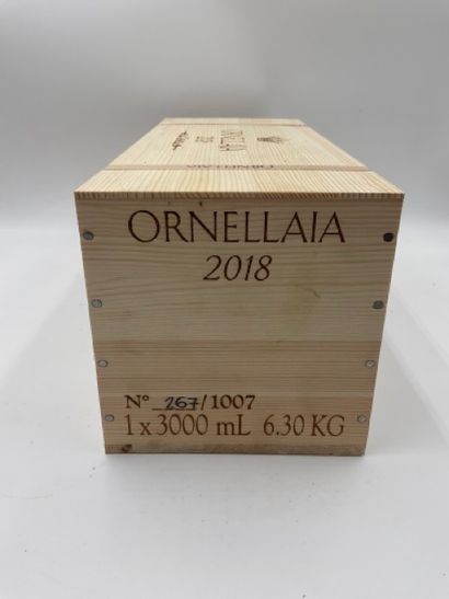 null 1 double-magnum BOLGHERI "La Grazia", Ornellaia 2018 (caisse bois cerclée)