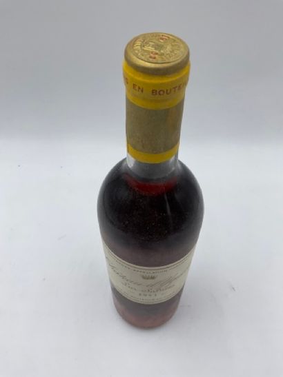 null 1 bouteille CH. D'YQUEM, 1° cru supérieur Sauternes 1953