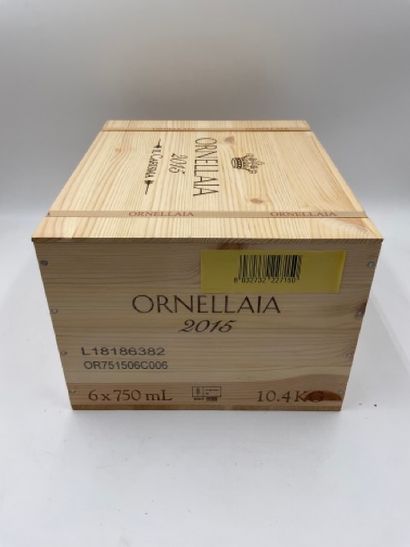 null 6 bottles BOLGHERI "Il Carisma", Ornellaia 2015 (vendemia d'artista, strapped...