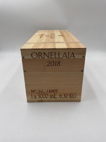 null 1 double-magnum BOLGHERI "La Grazia", Ornellaia 2018 (strapped wooden case)