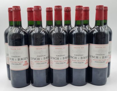 11 bouteilles CH. LYNCH-BAGES, 5° cru de...