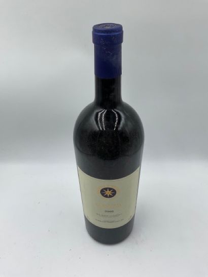 null 1 double-magnum BOLGHERI "Sassicaia", 	Tenuta San Guido 2008 (étiquette légèrement...