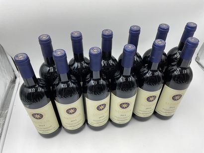 null 12 bouteilles BOLGHERI "Sassicaia", Tenuta San Guido 2014