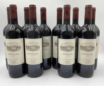 10 bottles BOLGHERI Ornellaia 2004 (1 label...