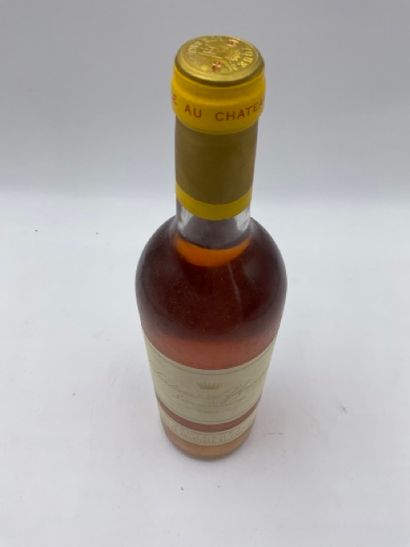 null 1 bouteille CH. D'YQUEM, 1° cru supérieur Sauternes 1984
