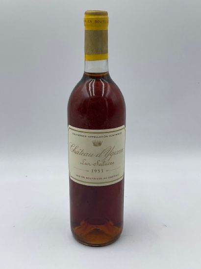null 1 bouteille CH. D'YQUEM, 1° cru supérieur Sauternes 1953