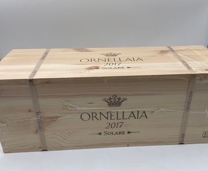 null 1 imperial BOLGHERI "Solare", Ornellaia 2017 RED (wooden case strapped)