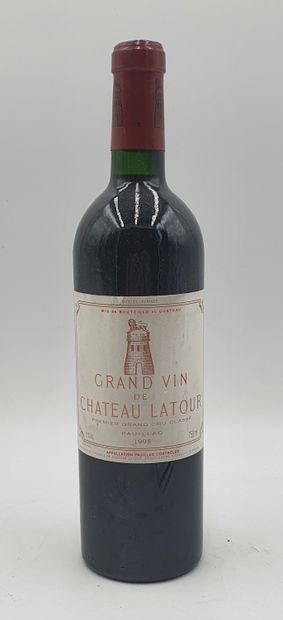 null 1 bouteille CH. LATOUR, 1° cru Pauillac 1998