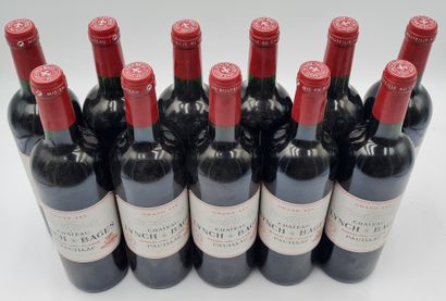 null 11 bouteilles CH. LYNCH-BAGES, 5° cru de Pauillac, 2004, ROUGE
