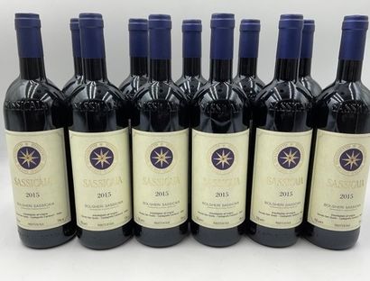 null 12 bottles BOLGHERI "Sassicaia", Tenuta San Guido 2015