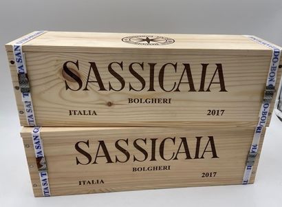 null 2 magnums BOLGHERI "Sassicaia", Tenuta San Guido, 2017 (caisse bois individuelle...