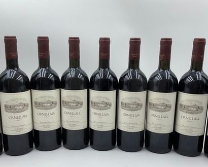 9 bottles BOLGHERI Ornellaia 2005 (2 labels...