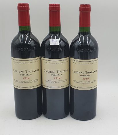 null 3 bouteilles CH. TROTANOY, Pomerol 2010