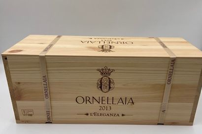 null 1 double-magnum BOLGHERI "L'Essenza", Ornellaia 2014 (strapped wooden case)