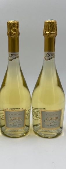 null 2 bouteilles CHAMPAGNE "Blanc de Blancs", Cattier