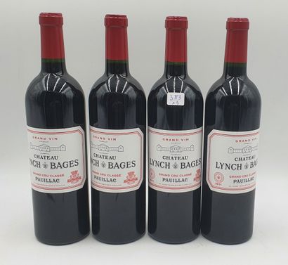 null 4 bouteilles CH. LYNCH-BAGES, 5° cru Pauillac 2011