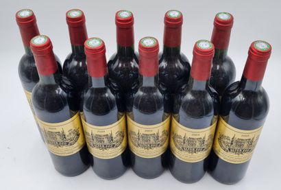 null 10 bouteilles ALTER-EGO DE PALMER, Margaux, 2003, ROUGE