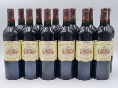 12 bouteilles PAVILLON ROUGE DU CH. MARGAUX,...