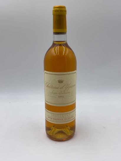 null 1 bottle CH. D'YQUEM, 1° cru supérieur Sauternes 1991.