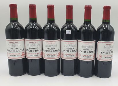null 6 bouteilles CH. LYNCH-BAGES, 5° cru Pauillac 2012