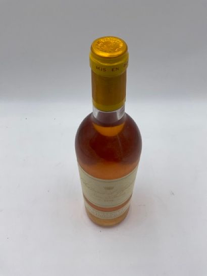 null 1 bouteille CH. D'YQUEM, 1° cru supérieur Sauternes 1991.