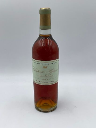 null 1 bouteille CH. D'YQUEM, 1° cru supérieur Sauternes 1949