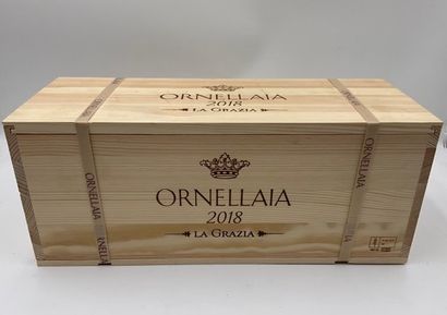 null 1 double-magnum BOLGHERI "La Grazia", Ornellaia 2018 (caisse bois cerclée)