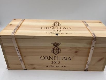 null 1 double-magnum BOLGHERI "L'Incanto", Ornellaia 2012 (strapped wooden case)