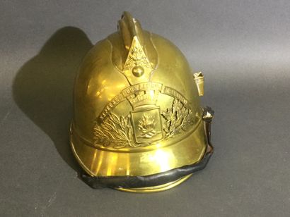 Fireman's helmet model 1895 for the commune...