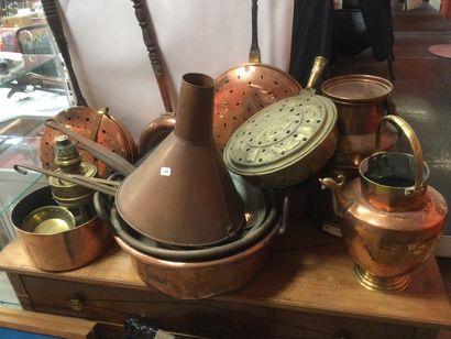 null important lot of copperware