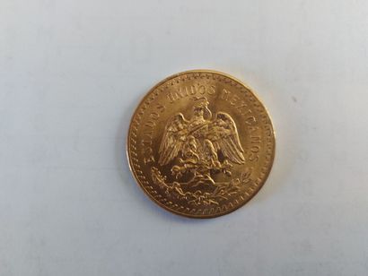 null Coin 50 pesos mexican gold 900/1000. Total weight : 41.67 gr. SOLD ON DESIG...