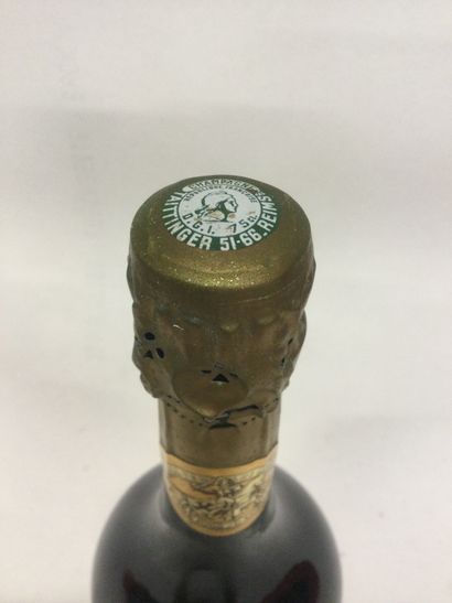 null 1 bouteille champagne TAITTINGER COMTES DE CHAMPAGNE 1981