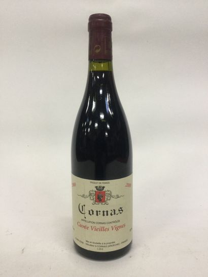 1 Bottle CORNAS cuvée Vielles.vignes. ALAIN...