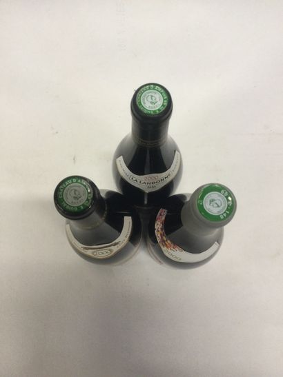 null 3 Bottles CÔTE RÔTIE GUIGAL 1 MOULINE, 1 LA LANDONNE, 1 TURQUE 2000