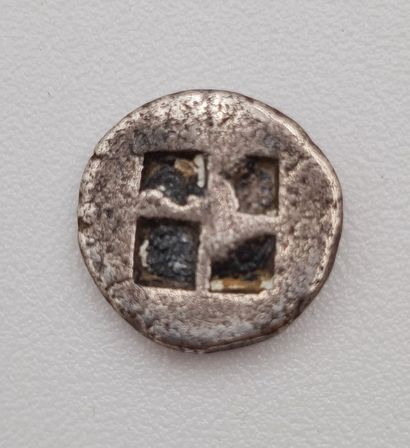 null Monnaie Grecque -MACÉDOINE - LETE ( c. 500 av. J.C) - Trihemiobole - Argent...
