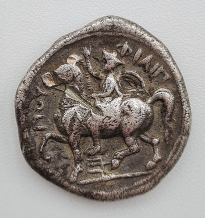 null Monnaie Grecque - ROYAUME DE MACÉDOINE - PHILIPPE II (c.350 av. J.C) - Tétradrachme...