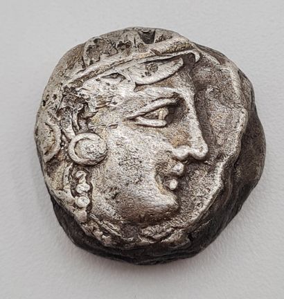 null Monnaie Grecque - ATTIQUE - ATHÈNES ( c. 390 av. J.C) - Tétradrachme - Argent...
