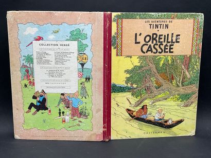 null Les aventures de Tintin. L’oreille cassée, éditions Casterman 1960. État correct,...