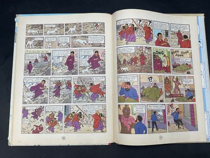 null Les aventures de Tintin. Tintin au Tibet, édition originale de 1960. État moyen...