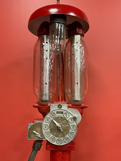 null Ancienne pompe à essence de marque Gilbert & Barker Mfg SPRINGFIELD, Mass. U.S.A...