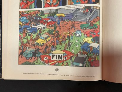 null TINTIN, Album "Coke en stocks", édition originale française et 1er tirage de...