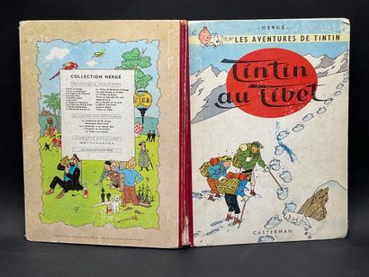 null Les aventures de Tintin. Tintin au Tibet, édition originale de 1960. État moyen...