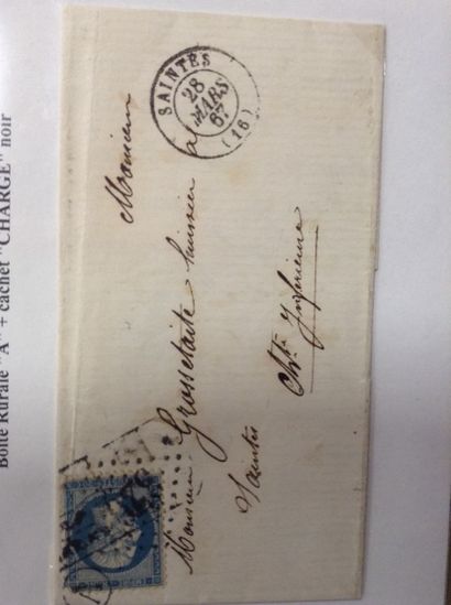 null Lot de timbres sur enveloppes : 
- N° 60-I, CERES, 25 cts, oblitéré 15 Février...