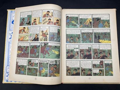 null Les aventures de Tintin. L’affaire tournesols, édition 1960, dos rouge arrondi....
