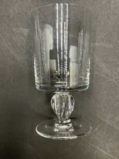 null Service en cristal composé de 12 verres à porto, H. 10 cm