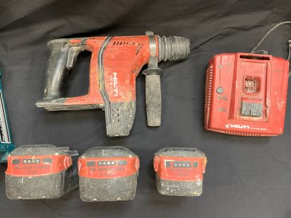 null HILTI, Perforateur TE6 A-3 avec chargeur, 2 batteries 3,9 Ah et une Batterie...