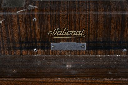 null NATIONAL" brand mechanical cash register
